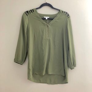 Charming Charlie green blouse